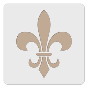 Französische Lilien Schablone für DIY-Projekte