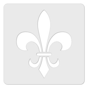 Französische Lilien Schablone